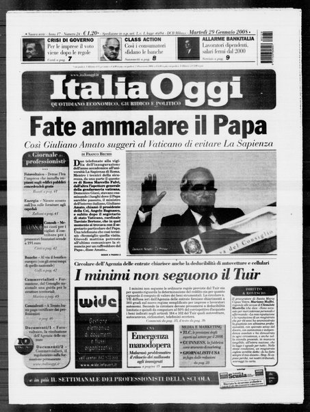 Italia oggi : quotidiano di economia finanza e politica